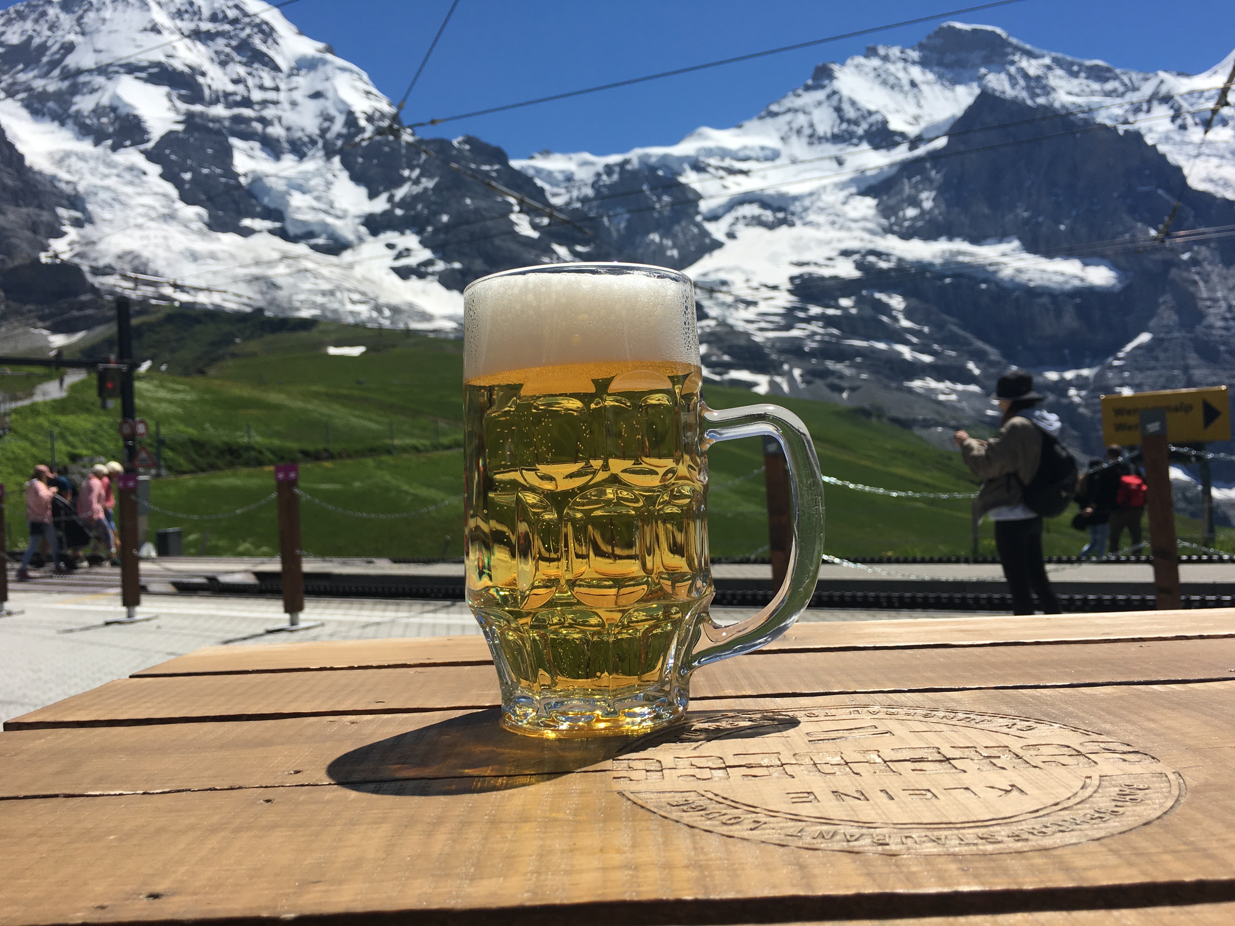 Beer from Kleine Scheidegg